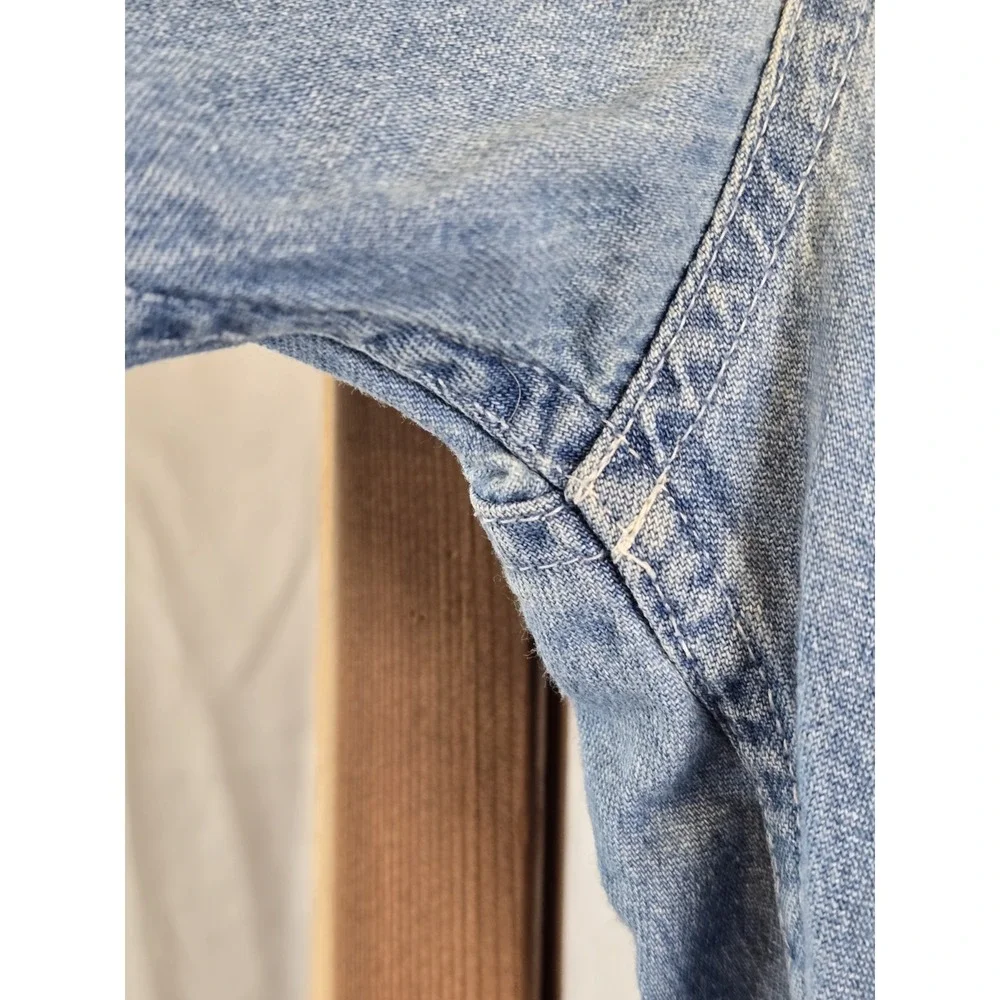RARE Vtg 90s Pets.com Dog Sock Puppet Promo Denim Shirt Size XL Blue Button Down